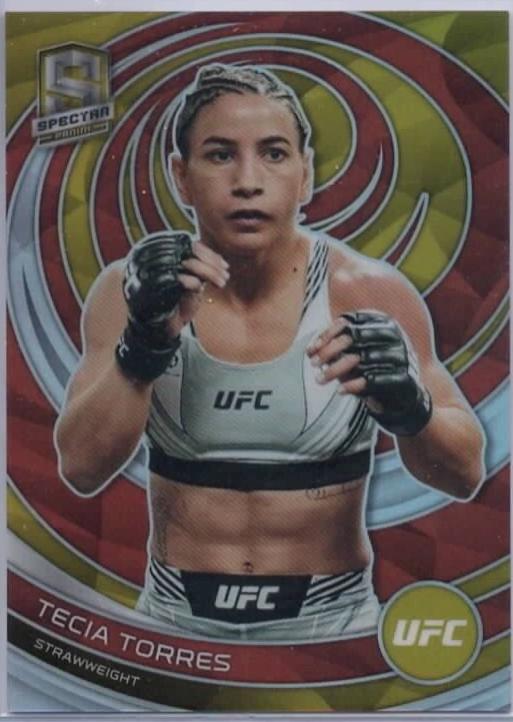 Tecia Pennington 2023 Panini Chronicles UFC Base Spectra #389 Gold