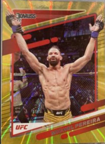 Michel Pereira 2022 Panini Donruss UFC Base #127 Gold
