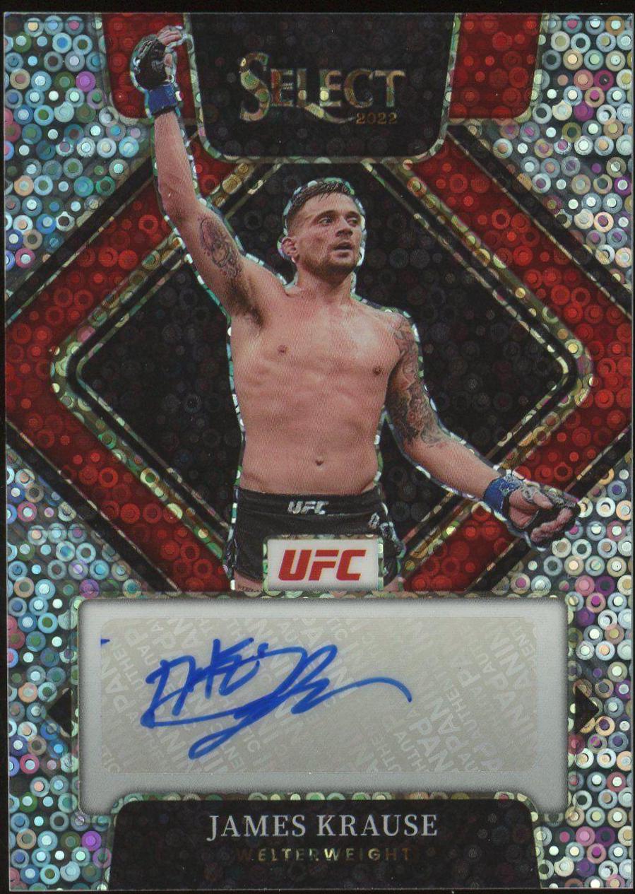 James Krause 2022 Panini Select UFC Signatures #42 Disco