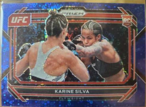 Karine Silva 2023 Panini Prizm Under Card UFC Base #25 Blue