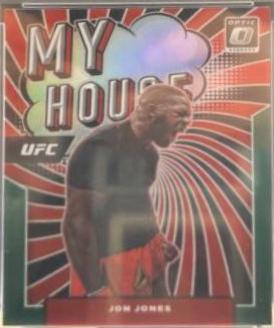 Jon Jones 2022 Panini Donruss Optic UFC My House #20 Green
