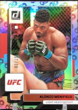 Alonzo Menifield 2023 Panini Donruss UFC Base #126 30th Anniversary