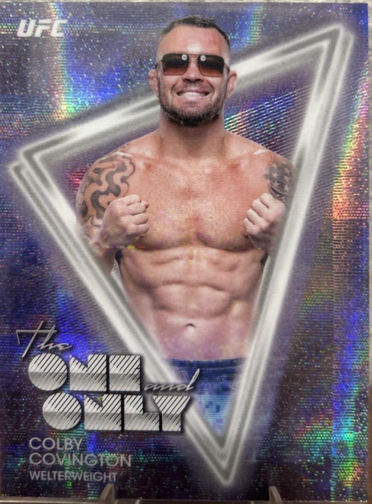 Colby Covington 2025 Topps Midnight UFC The One and Only #OO-12 Moon Beam