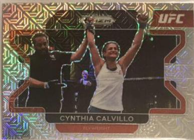 Cynthia Calvillo 2022 Panini Prizm UFC Base #59 Mojo
