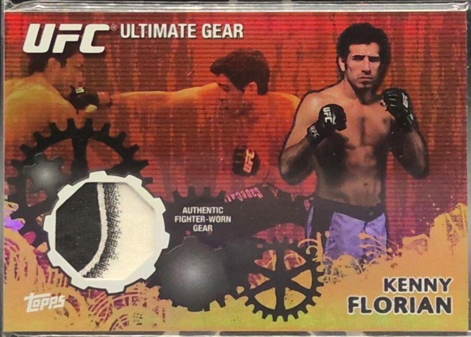 Kenny Florian 2010 Topps UFC Ultimate Gear Relics #UG-KF Gold