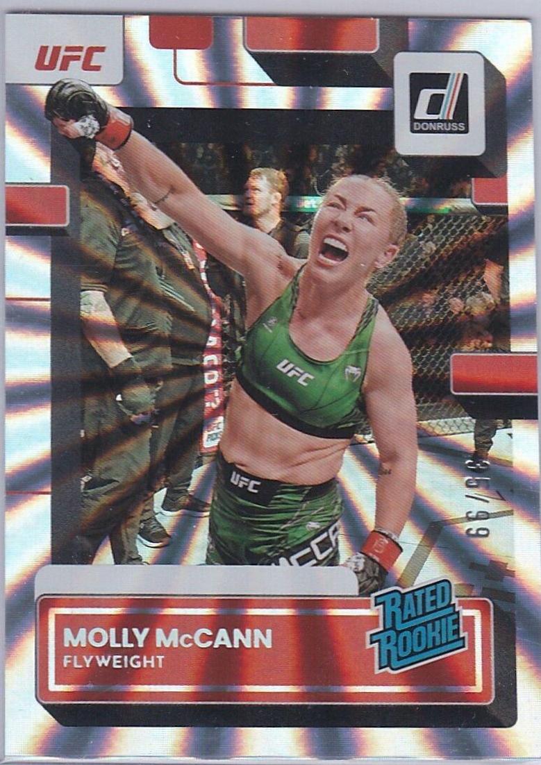 Molly McCann 2023 Panini Donruss UFC Base #202 Laser