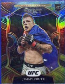 Jimmy Crute 2021 Panini Select UFC Octagonside #251 Black Disco