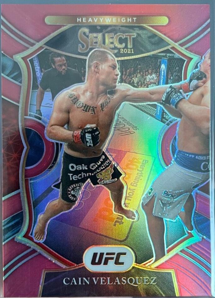 Cain Velasquez 2021 Panini Select UFC Concourse #28 Red