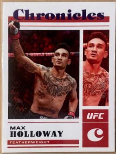 Max Holloway 2023 Panini Chronicles UFC Base Chronicles #14 Purple
