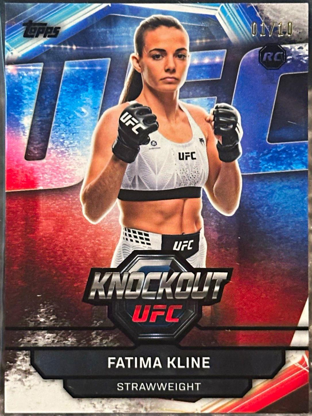 Fatima Kline 2026 Topps Knockout UFC Base #100 Black