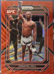Jamahal Hill 2023 Panini Prizm UFC Base #119 Ruby Wave