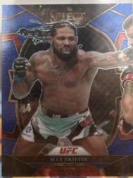 Max Griffin 2023 Panini Select UFC Concourse #1 Blue Disco