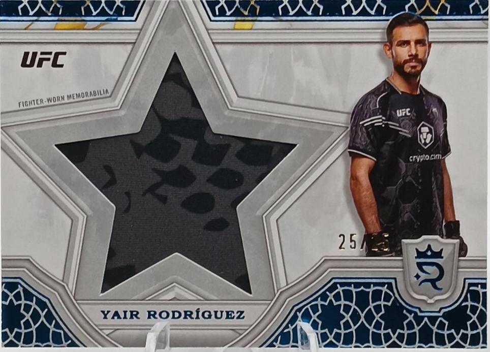 Yair Rodríguez 2024 Topps Royalty UFC Star Relics #SRR-9 Blue