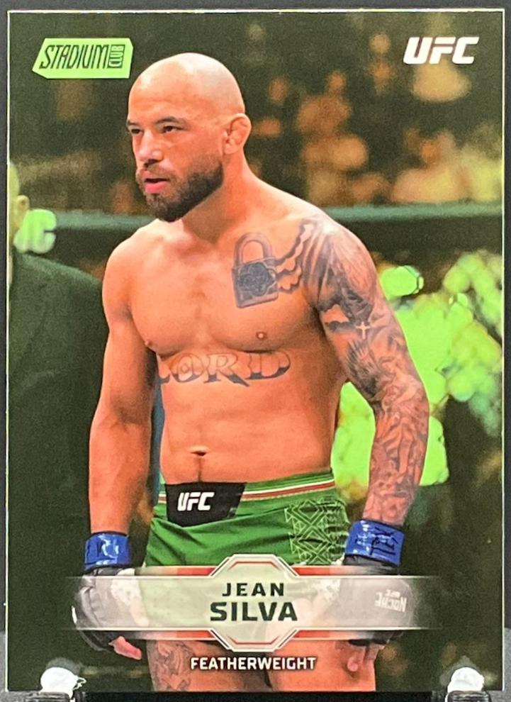 Jean Silva 2026 Topps Stadium Club UFC Base #47 Lime Green