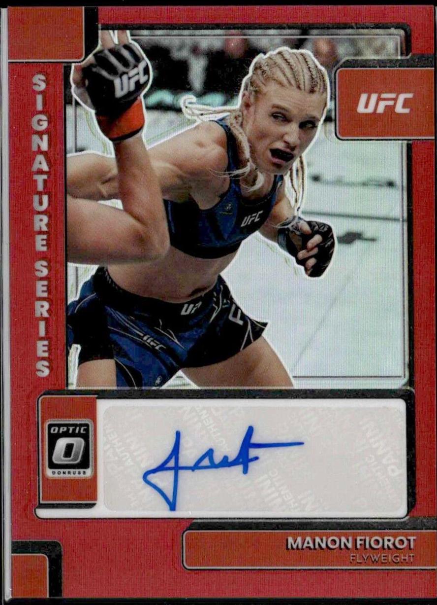 Manon Fiorot 2023 Panini Donruss Optic UFC Signature Series #10 Gold Vinyl