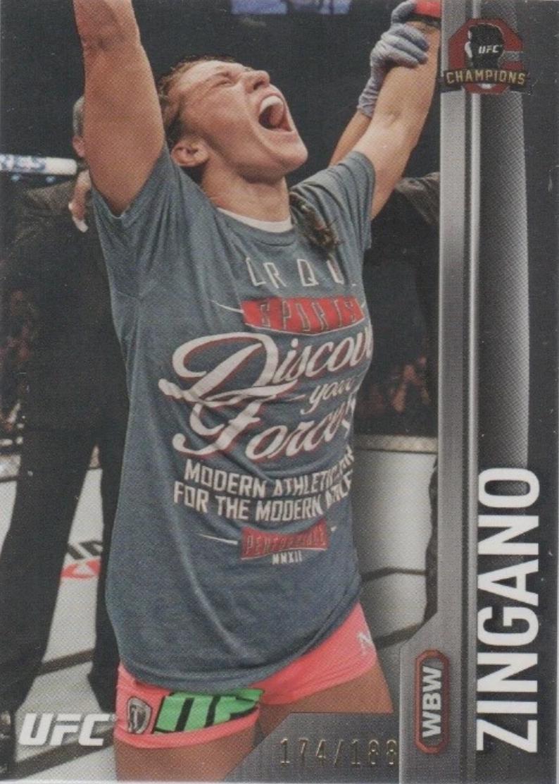 Cat Zingano 2015 Topps UFC Champions Base #42 Black