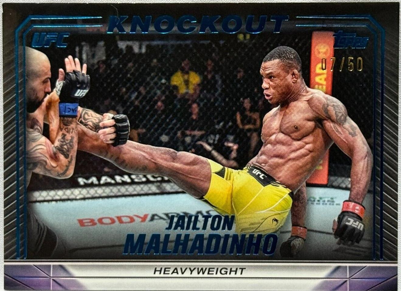 Jailton Almeida 2024 Topps Knockout UFC Base #75 Blue