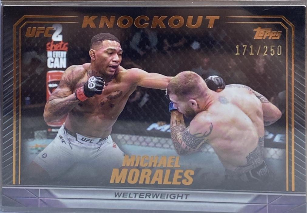 Michael Morales 2024 Topps Knockout UFC Base #16 Bronze