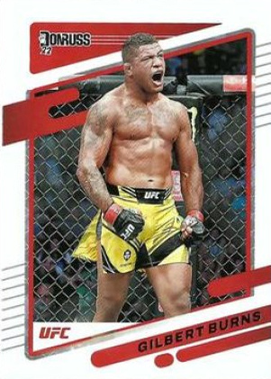 Gilbert Burns 2022 Panini Donruss UFC Base #79 Pink