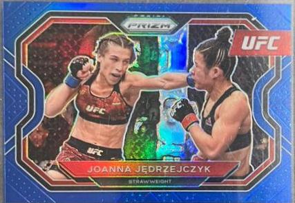 Joanna Jędrzejczyk 2021 Panini Prizm UFC Base #180 Blue