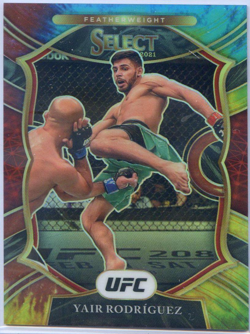 Yair Rodríguez 2021 Panini Select UFC Concourse #63 Tie Dye