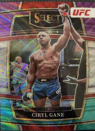 Ciryl Gane 2022 Panini Select UFC Concourse #47 Tri Color