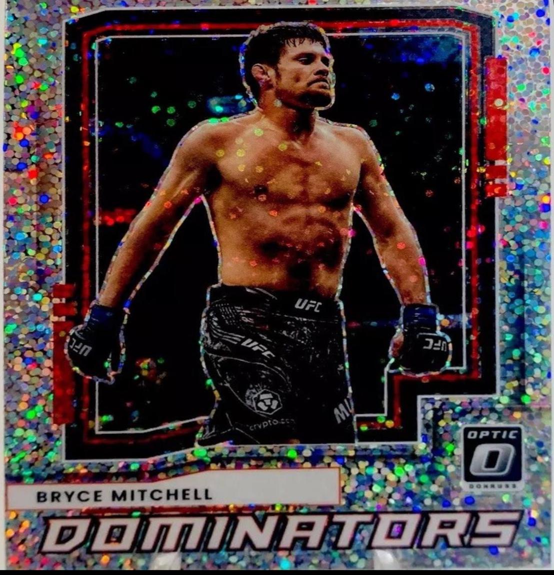 Bryce Mitchell 2022 Panini Donruss Optic UFC Dominators #7 White Sparkle