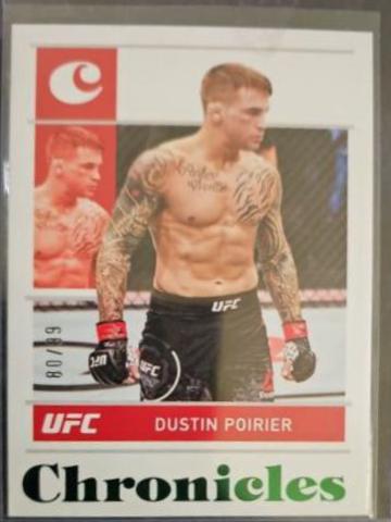 Dustin Poirier 2022 Panini Chronicles UFC Base Chronicles #23 Green