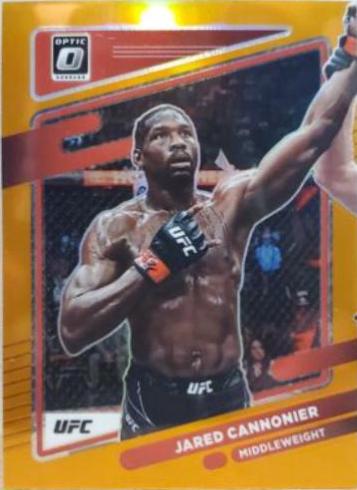 Jared Cannonier 2022 Panini Donruss Optic UFC Base #26 Orange