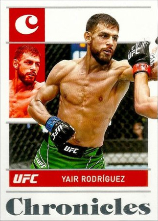Yair Rodríguez 2022 Panini Chronicles UFC Base Chronicles #4 Purple