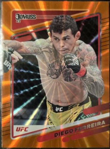 Diego Ferreira 2022 Panini Donruss UFC Base #189 Orange
