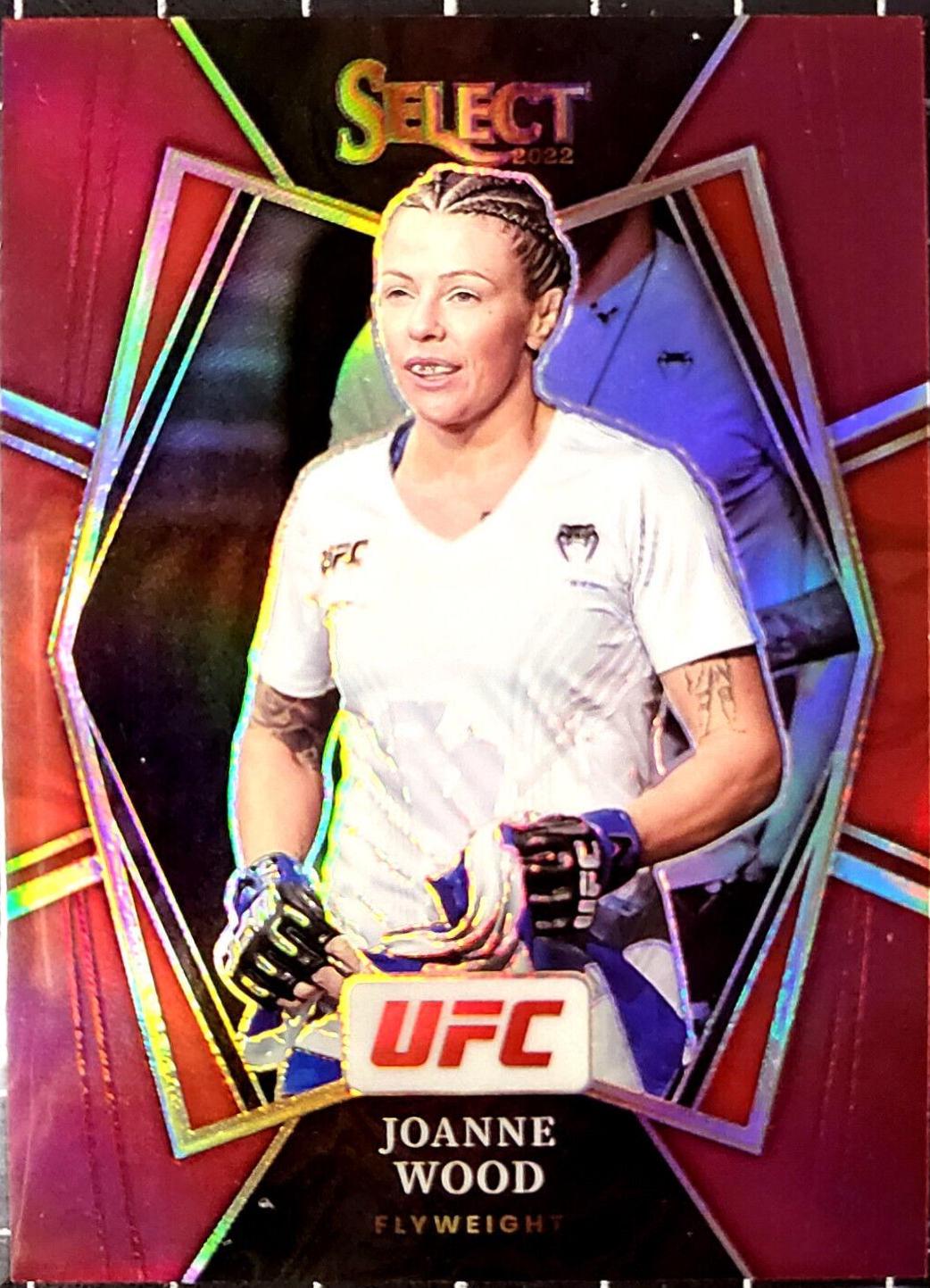Joanne Wood 2022 Panini Select UFC Premier Level #156 Maroon