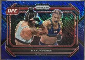 Manon Fiorot 2023 Panini Prizm UFC Base #95 Blue Shimmer
