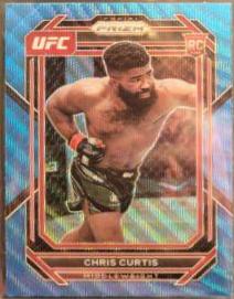 Chris Curtis 2023 Panini Prizm UFC Base #105 Blue Wave