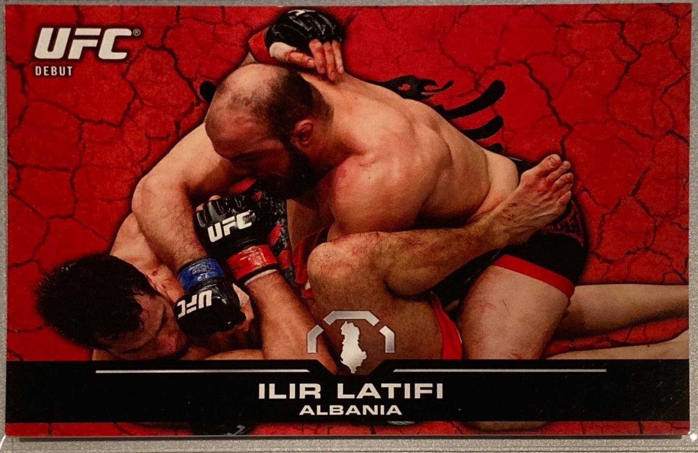 Ilir Latifi 2013 Topps UFC Bloodlines Base #101 Flag