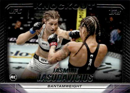 Jasmine Jasudavicius 2024 Topps Knockout UFC Base #50 Gold