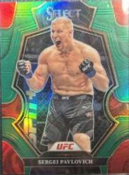 Sergei Pavlovich 2023 Panini Select UFC Premier Level #121 Green