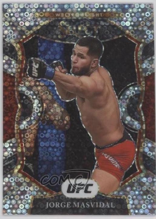 Jorge Masvidal 2021 Panini Select UFC Concourse #55 Disco