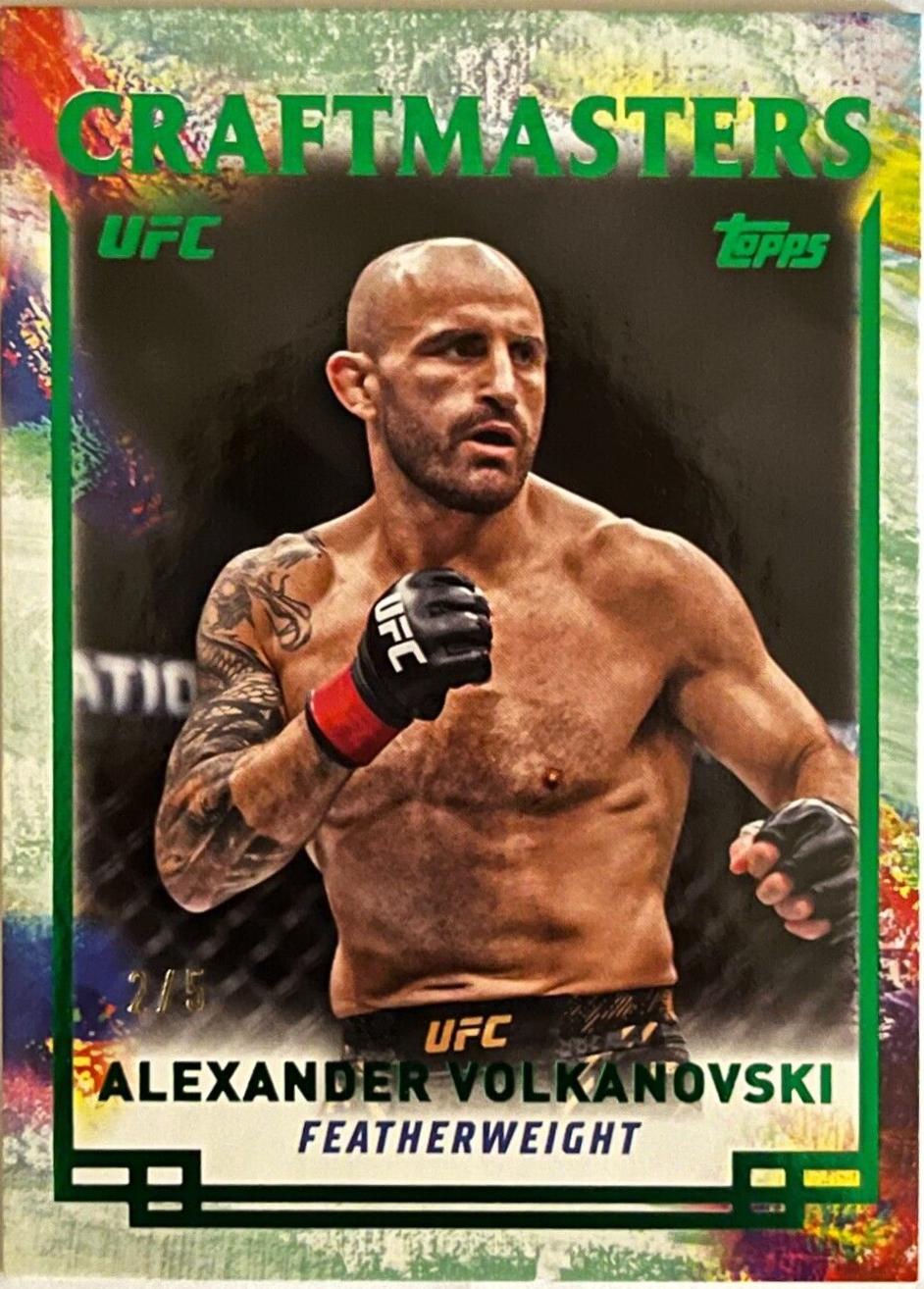 Alexander Volkanovski 2024 Topps Knockout UFC Craftmasters #CRM-10 Emerald