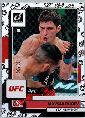 Movsar Evloev 2023 Panini Donruss UFC Base #17 30th Anniversary