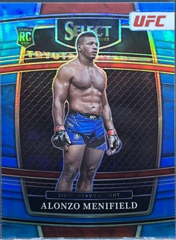 Alonzo Menifield 2022 Panini Select UFC Concourse #4 Light Blue