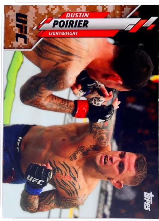 Dustin Poirier 2020 Topps UFC Base #21 Camo
