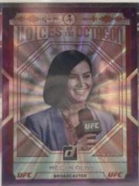 Megan Olivi 2022 Panini Donruss UFC Base #223 Purple Laser