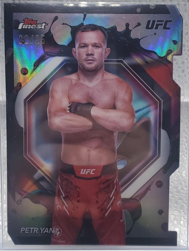 Petr Yan 2024 Topps Finest UFC Base Rare #274 Black Refractor