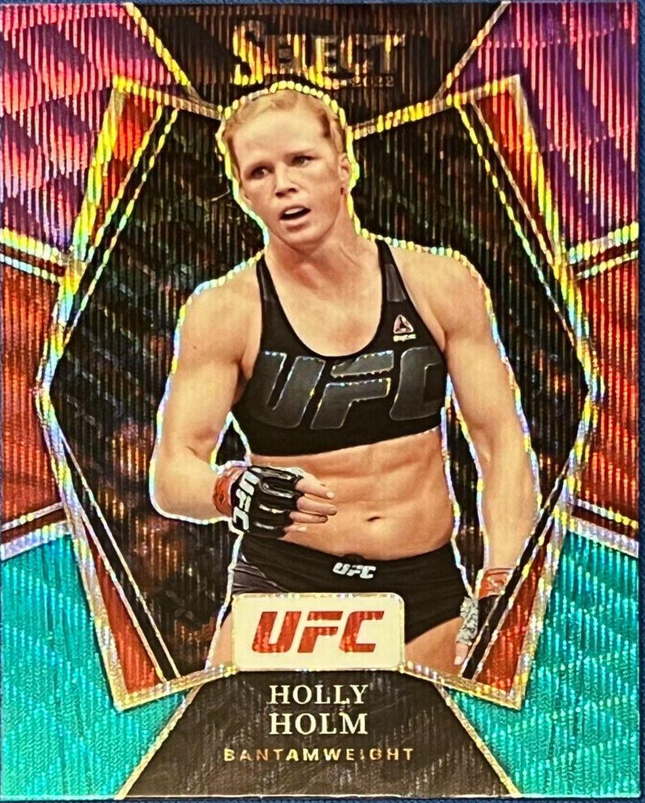 Holly Holm 2022 Panini Select UFC Premier Level #115 Tri Color
