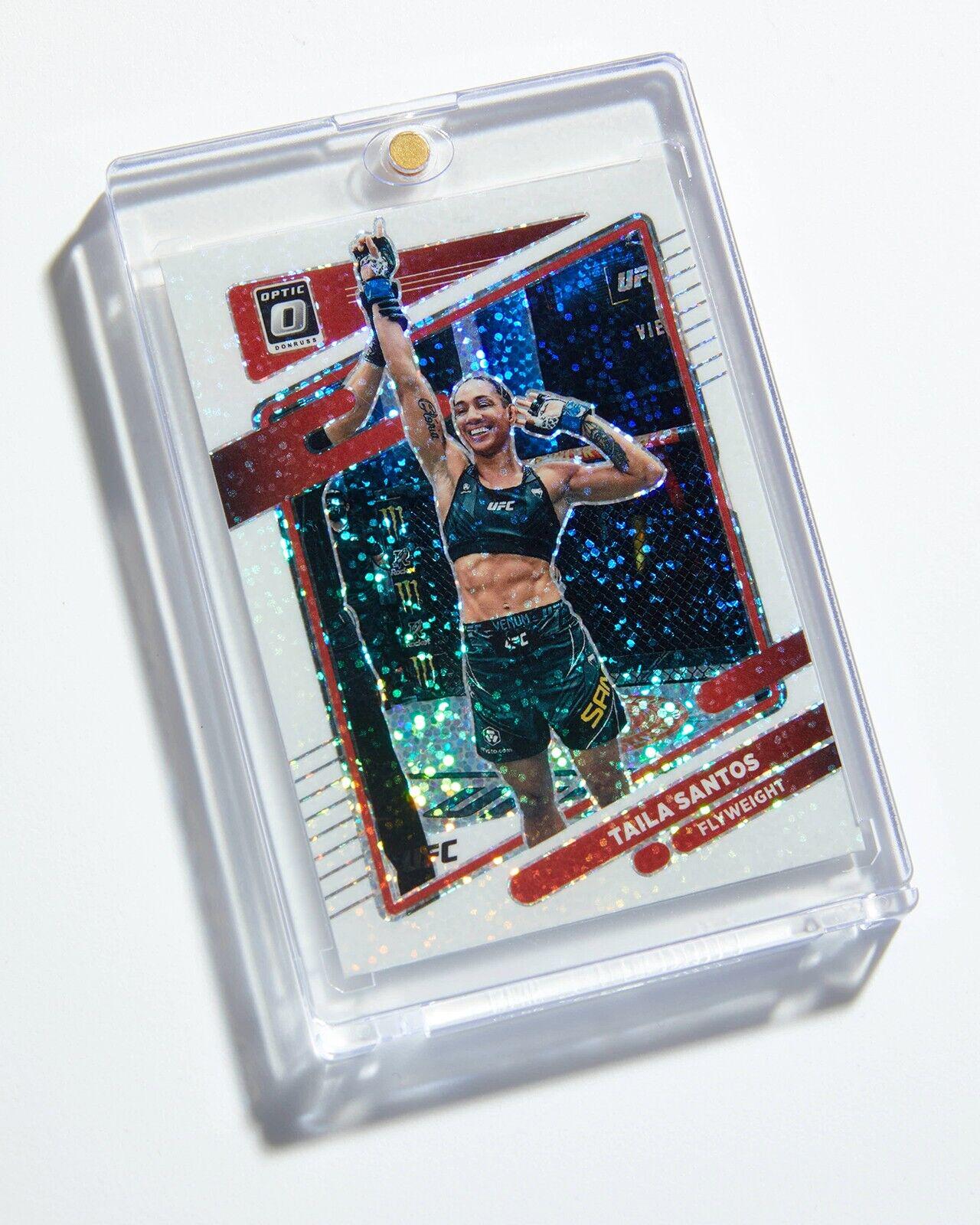 Taila Santos 2022 Panini Donruss Optic UFC Base #81 White Sparkle