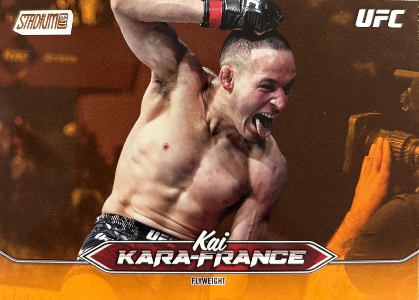 Kai Kara-France 2025 Topps Stadium Club UFC Base #67 Orange