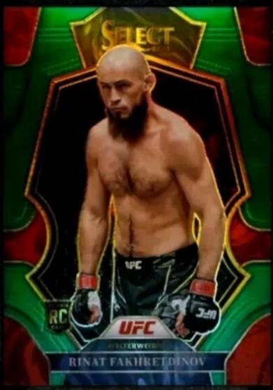Rinat Fakhretdinov 2023 Panini Select UFC Premier Level #179 Green