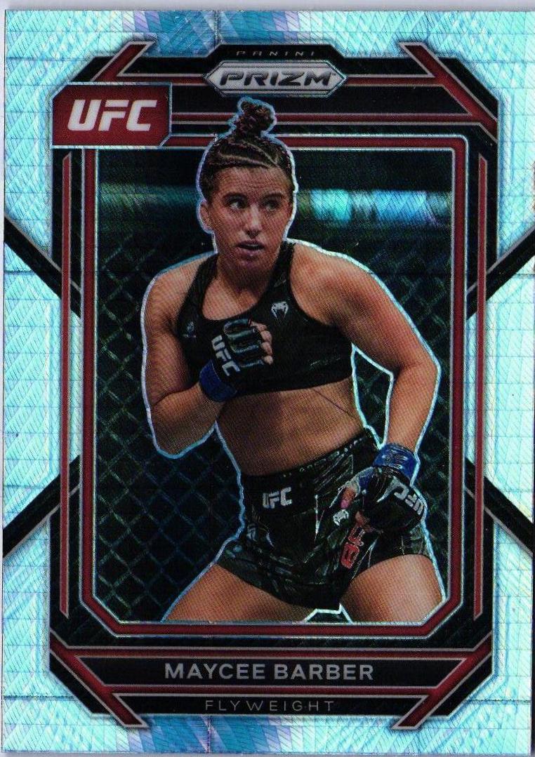 Maycee Barber 2023 Panini Prizm UFC Base #162 Hyper