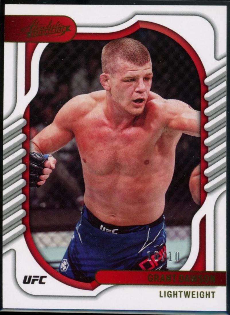 Grant Dawson 2023 Panini Chronicles UFC Base Absolute #128 Gold